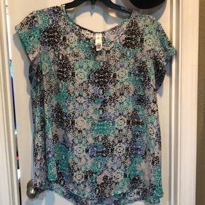 Pure energy cap sleeved blouse